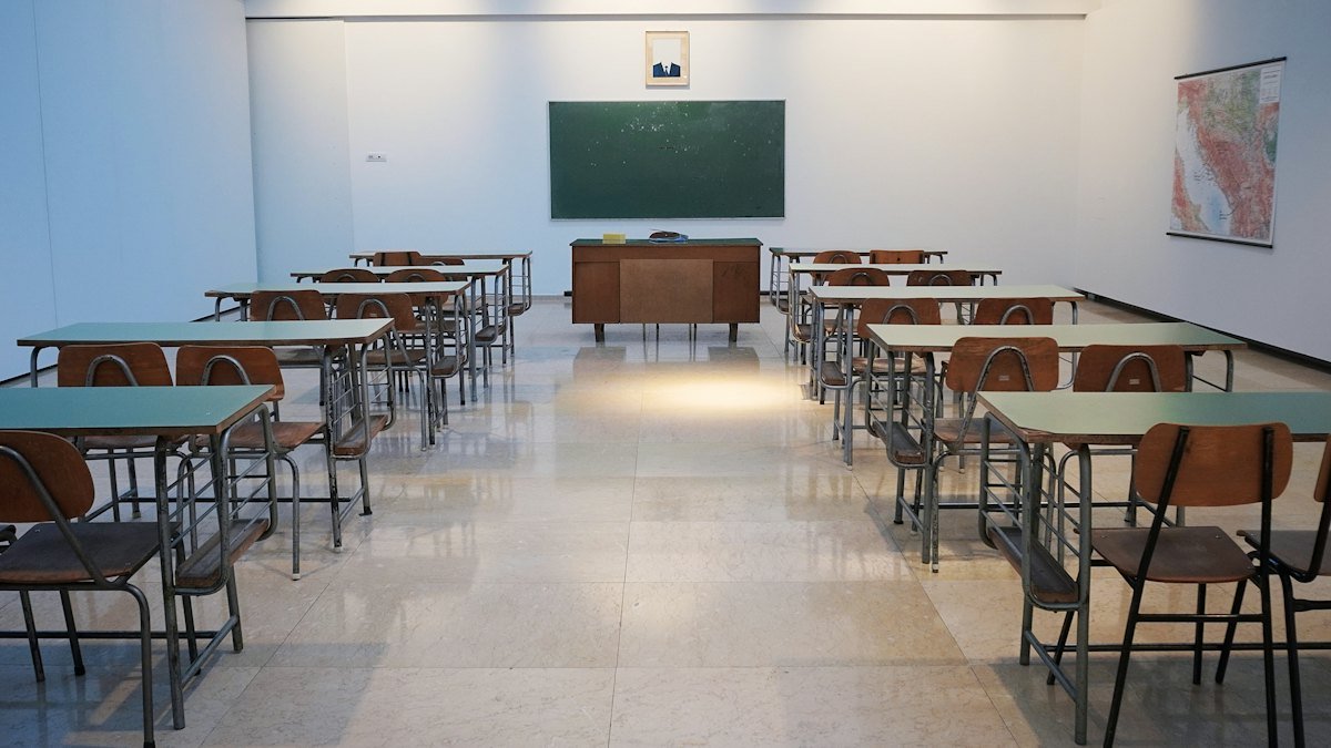 Students on the school campus